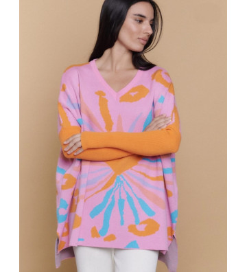 Maxisweater Heart Pop Art...